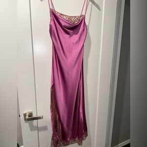 Victoria's Secret Pink Satin Slip Dress